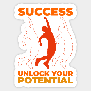 Unlock your potential Sticker